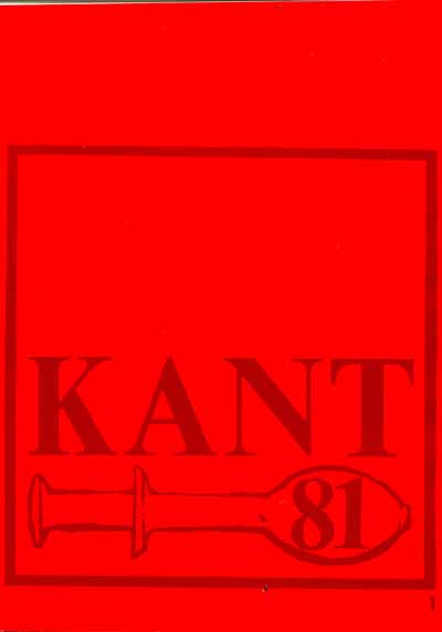 Kant 1/1981 Kant 1/1981
